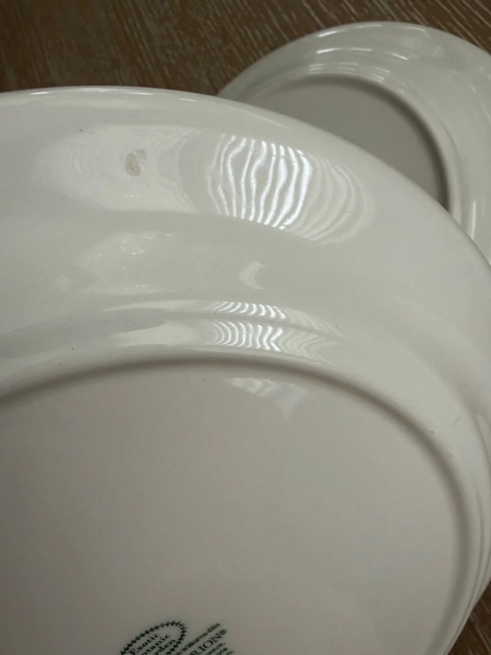 Botanic Garden Exotic Botanic Garden 10.5” Plate with White Water Lily Motif 2pc - Picture 10 of 12